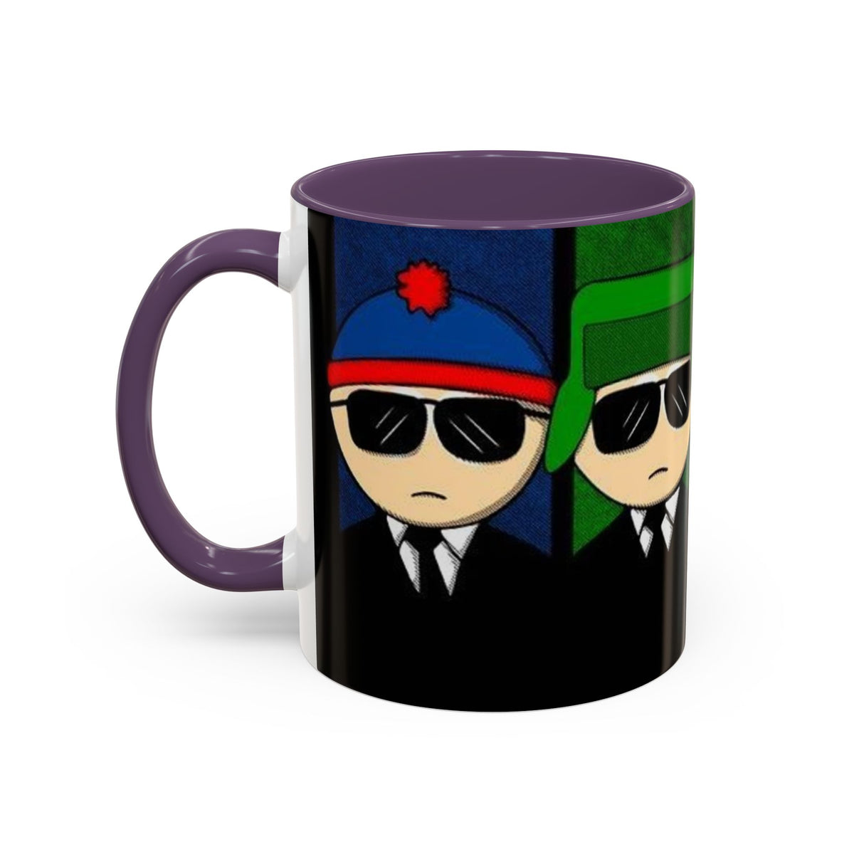 South Park Agents Coffee Mug — Cartman, Kyle & Kenny Sunglasses Accent Mug (11/15oz)
