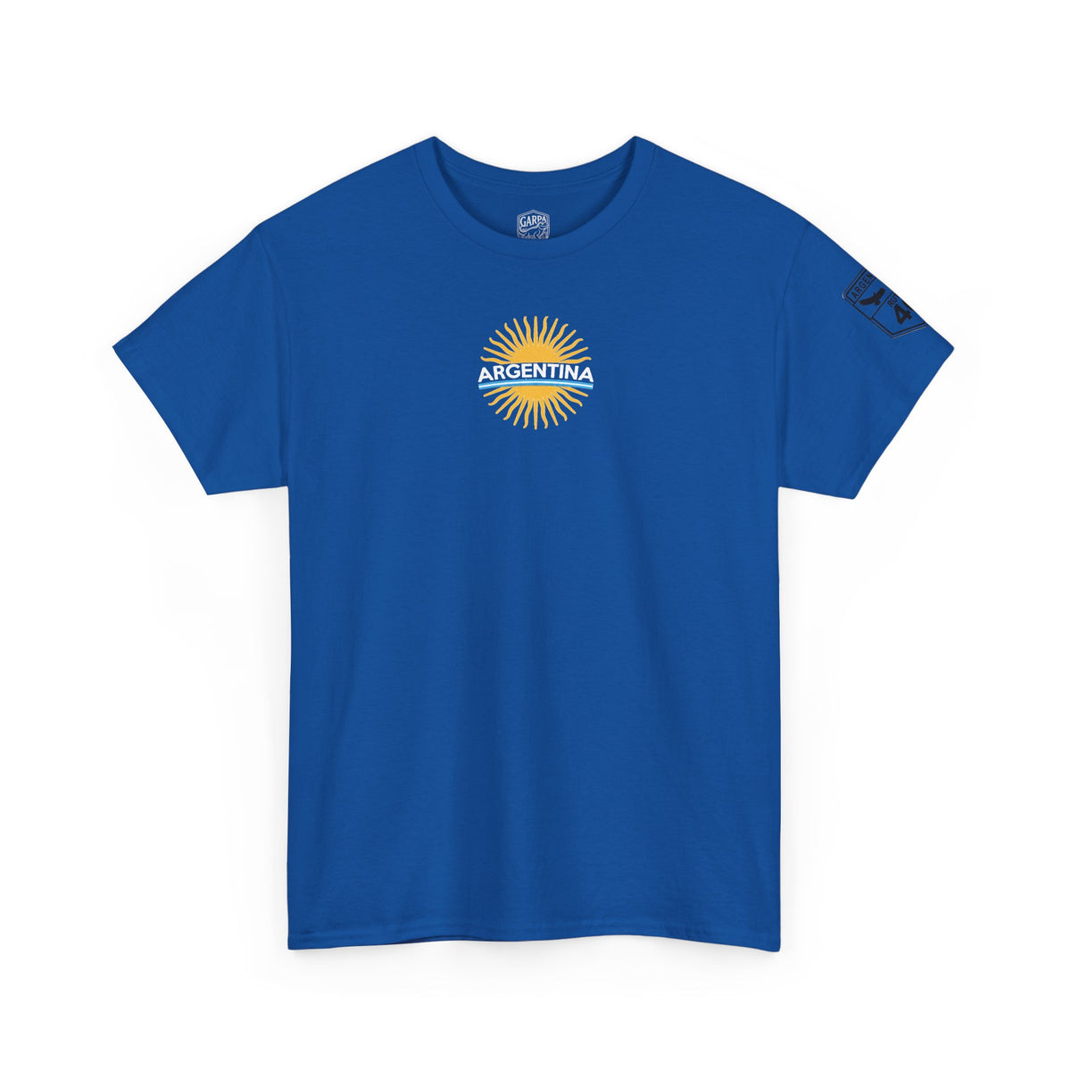 Argentina Soccer Tee — Lionel Messi 10 Jersey Back Illustration