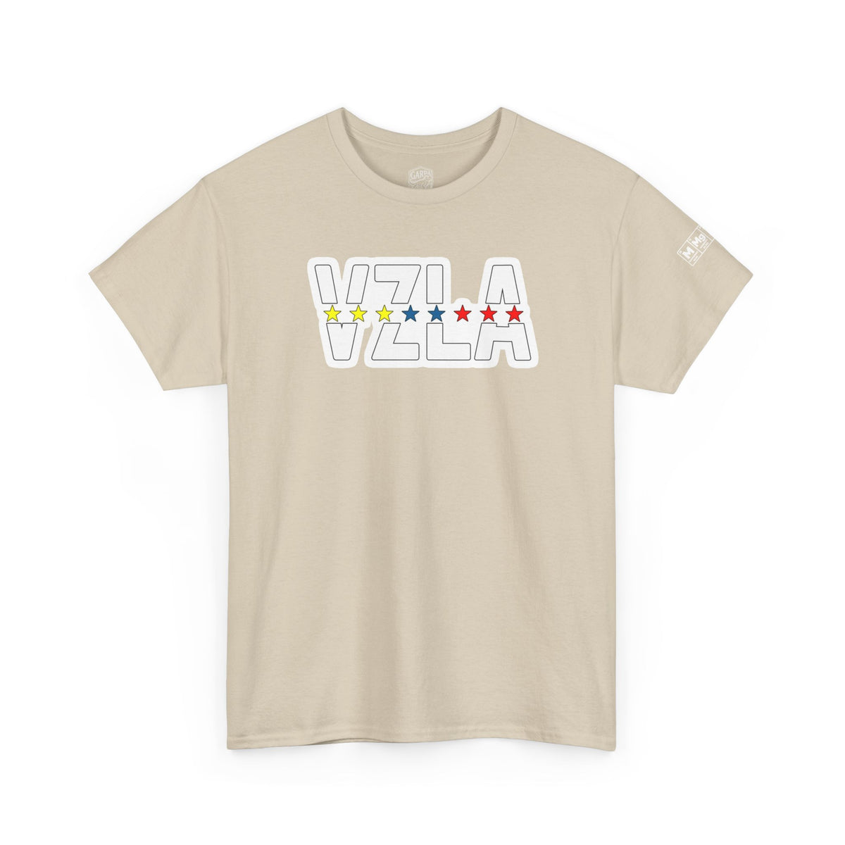 Venezuela Script & VZLA Stars T-Shirt — Retro Venezuelan Pride Tee