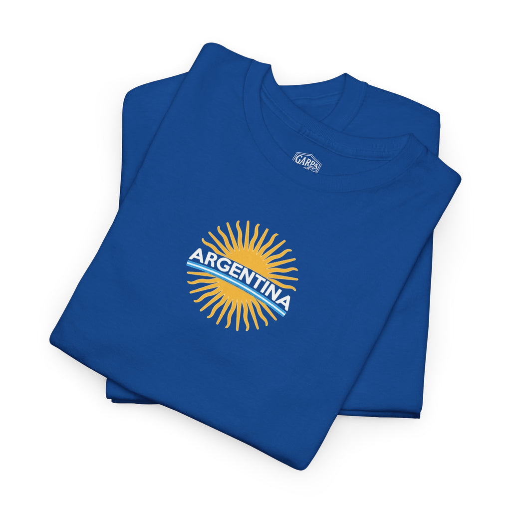 Argentina Soccer Tee — Lionel Messi 10 Jersey Back Illustration