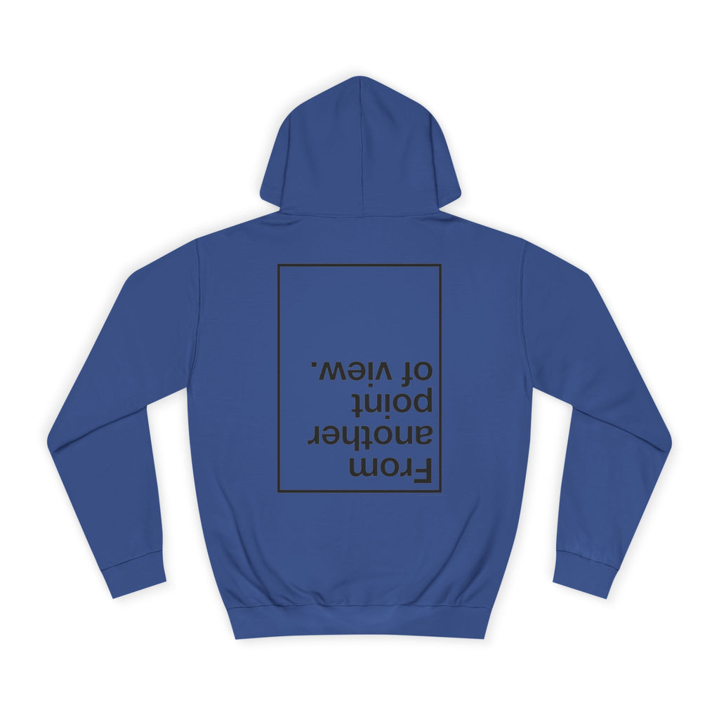 Retro Pixel Dinosaur Hoodie — 'From Another Point of View' Graphic Sweatshirt