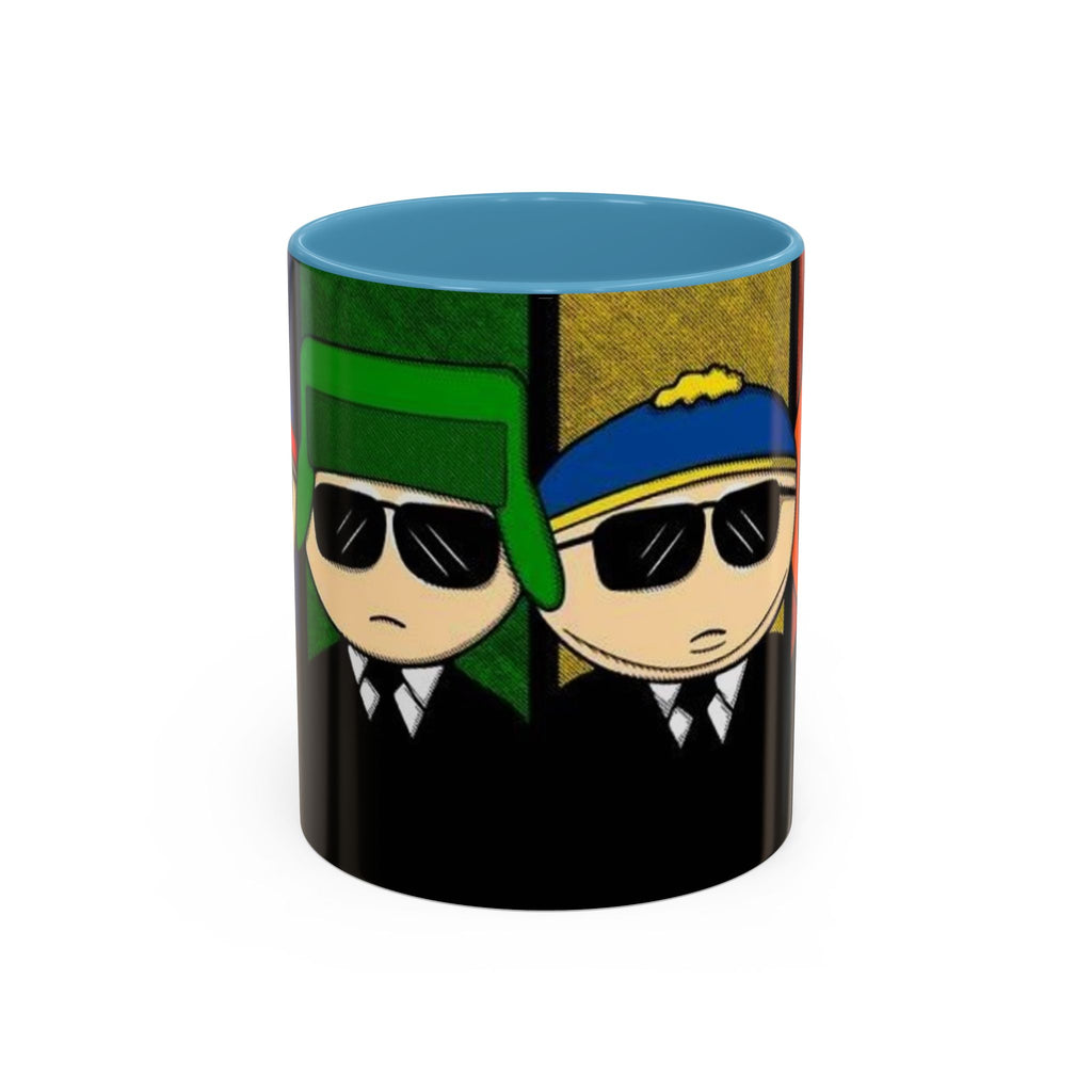 South Park Agents Coffee Mug — Cartman, Kyle & Kenny Sunglasses Accent Mug (11/15oz)