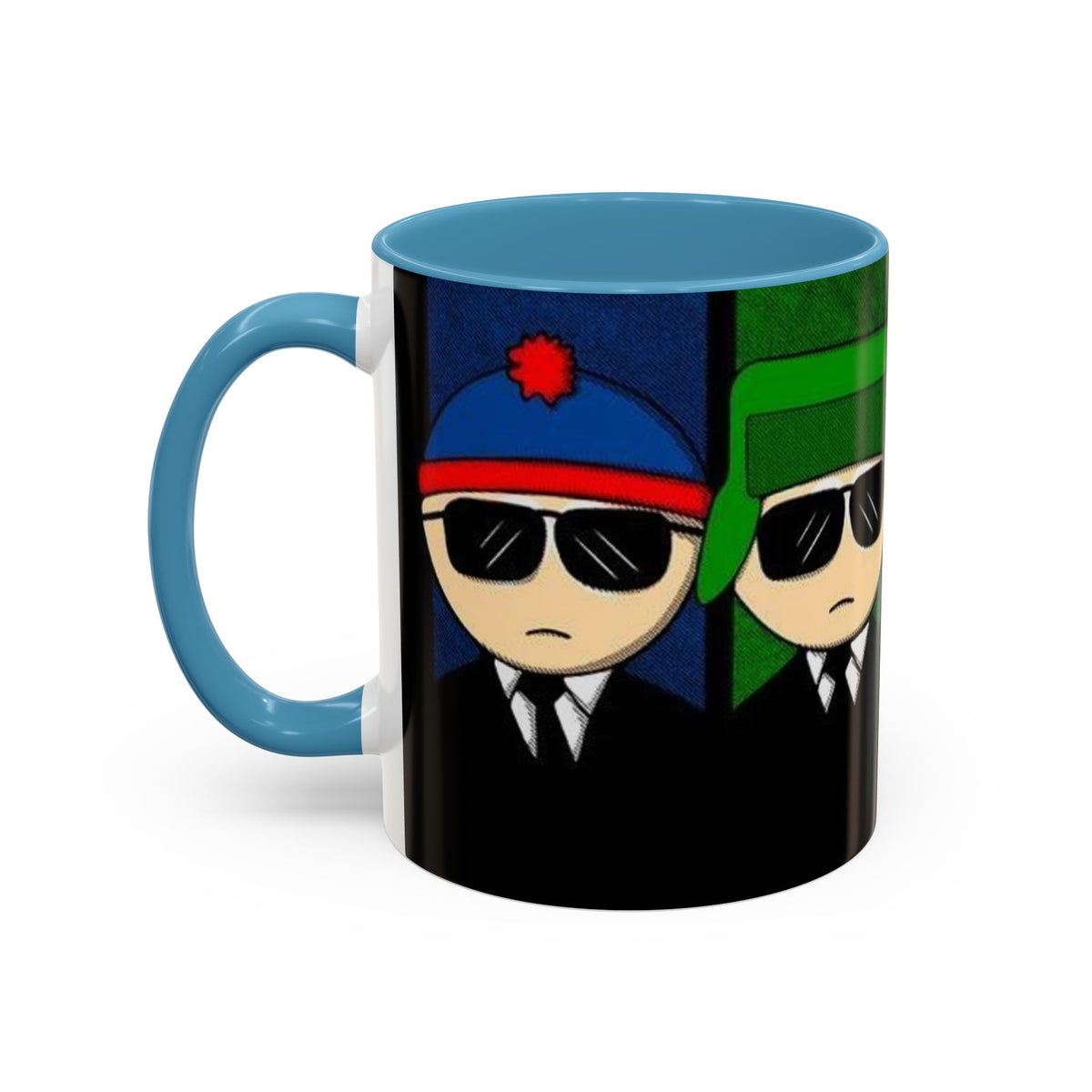 South Park Agents Coffee Mug — Cartman, Kyle & Kenny Sunglasses Accent Mug (11/15oz)