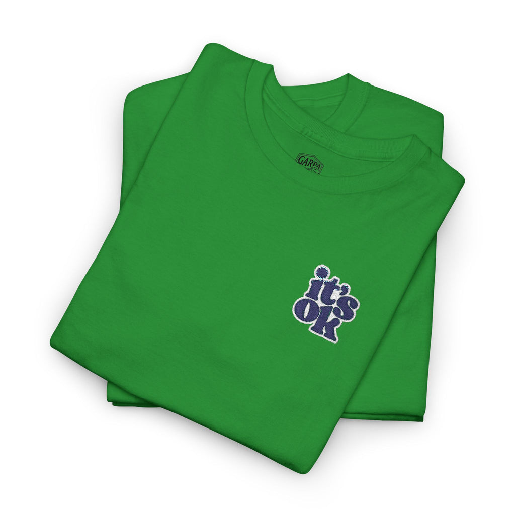 Minimalist Embroidered Monogram T-Shirt