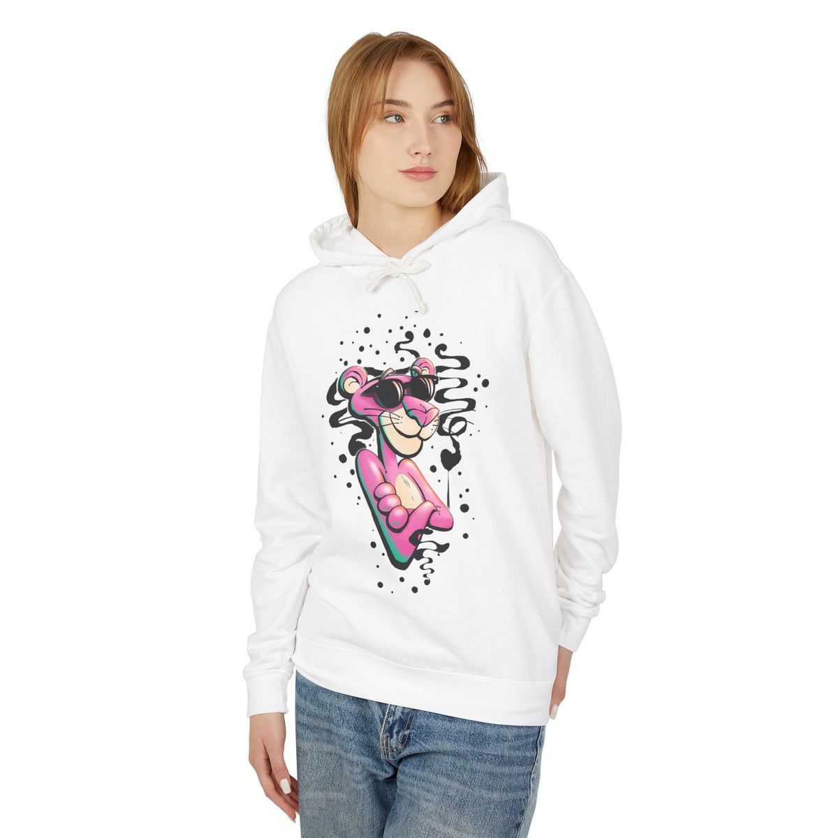 Pink Panther Graphic Hoodie — Retro Cool Cartoon Pullover