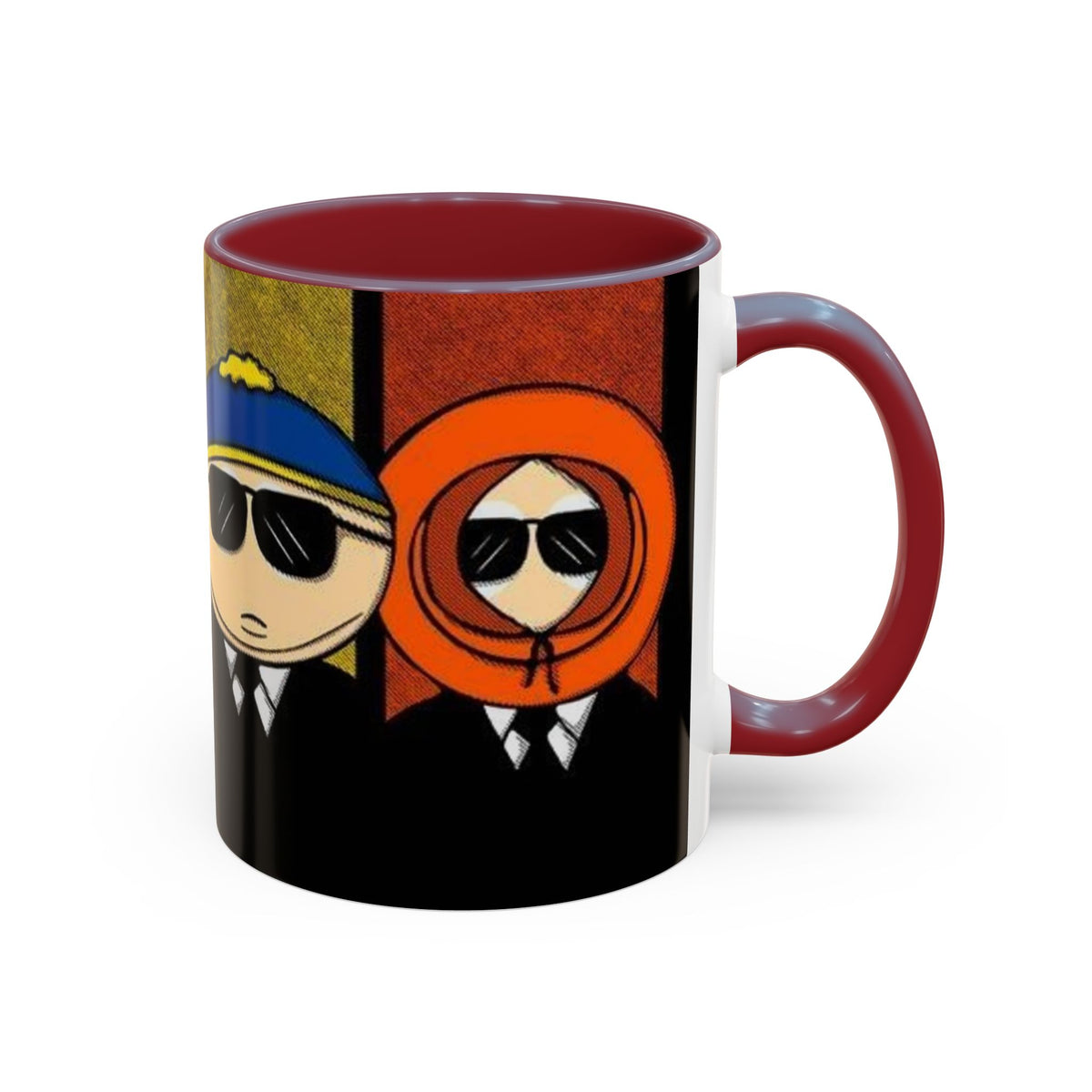 South Park Agents Coffee Mug — Cartman, Kyle & Kenny Sunglasses Accent Mug (11/15oz)