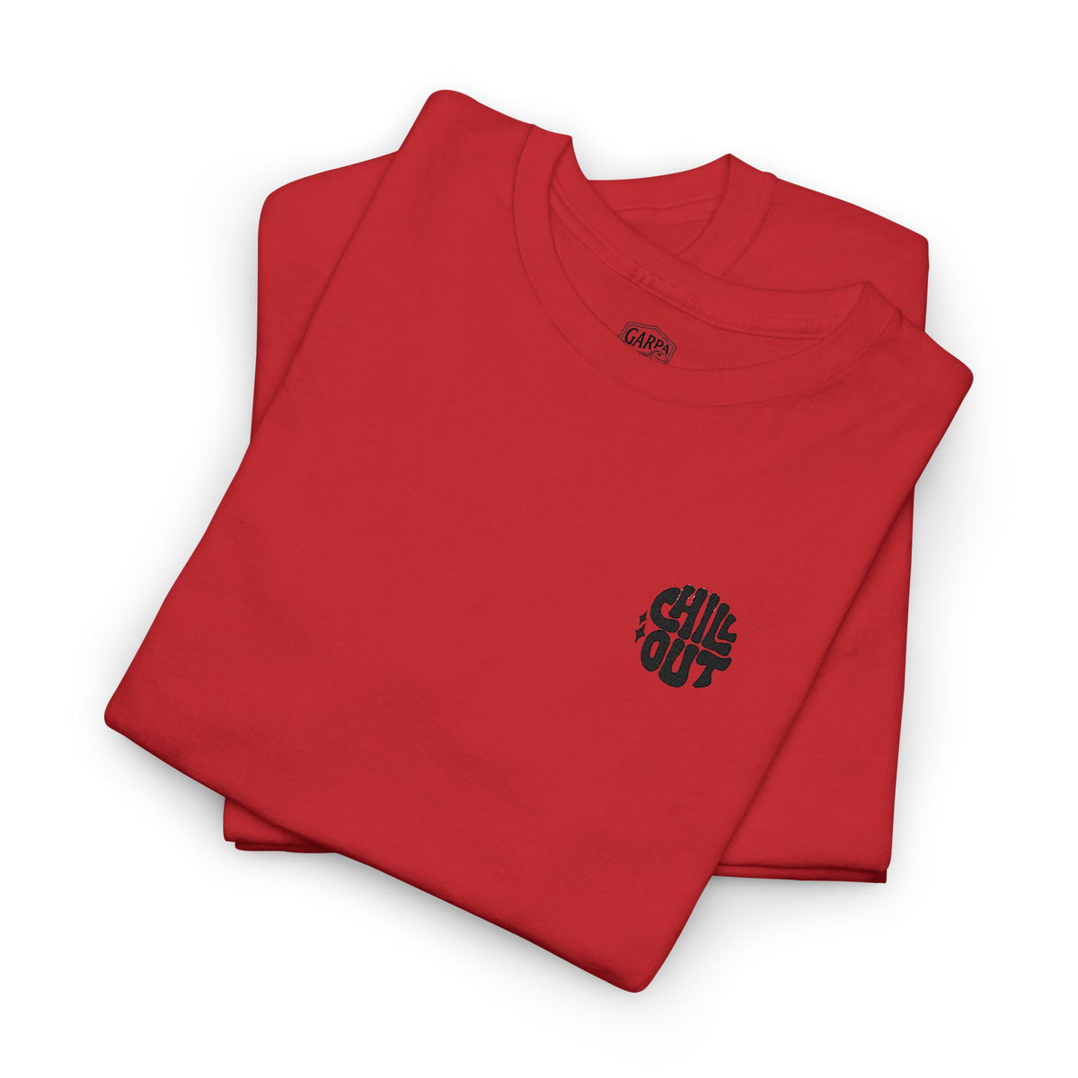 White Graphic Tee — Small Black Circular 'SALT LIFE' Chest Logo