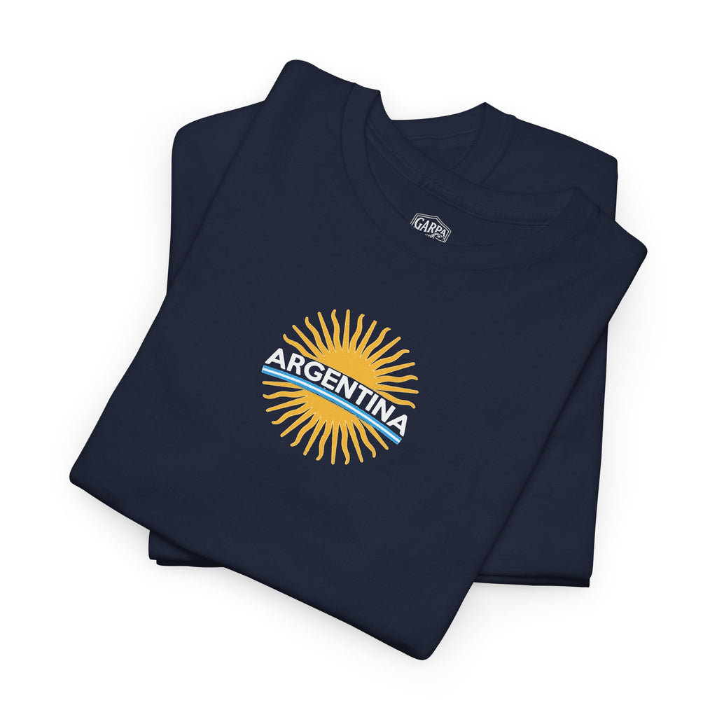 Argentina Soccer Tee — Lionel Messi 10 Jersey Back Illustration