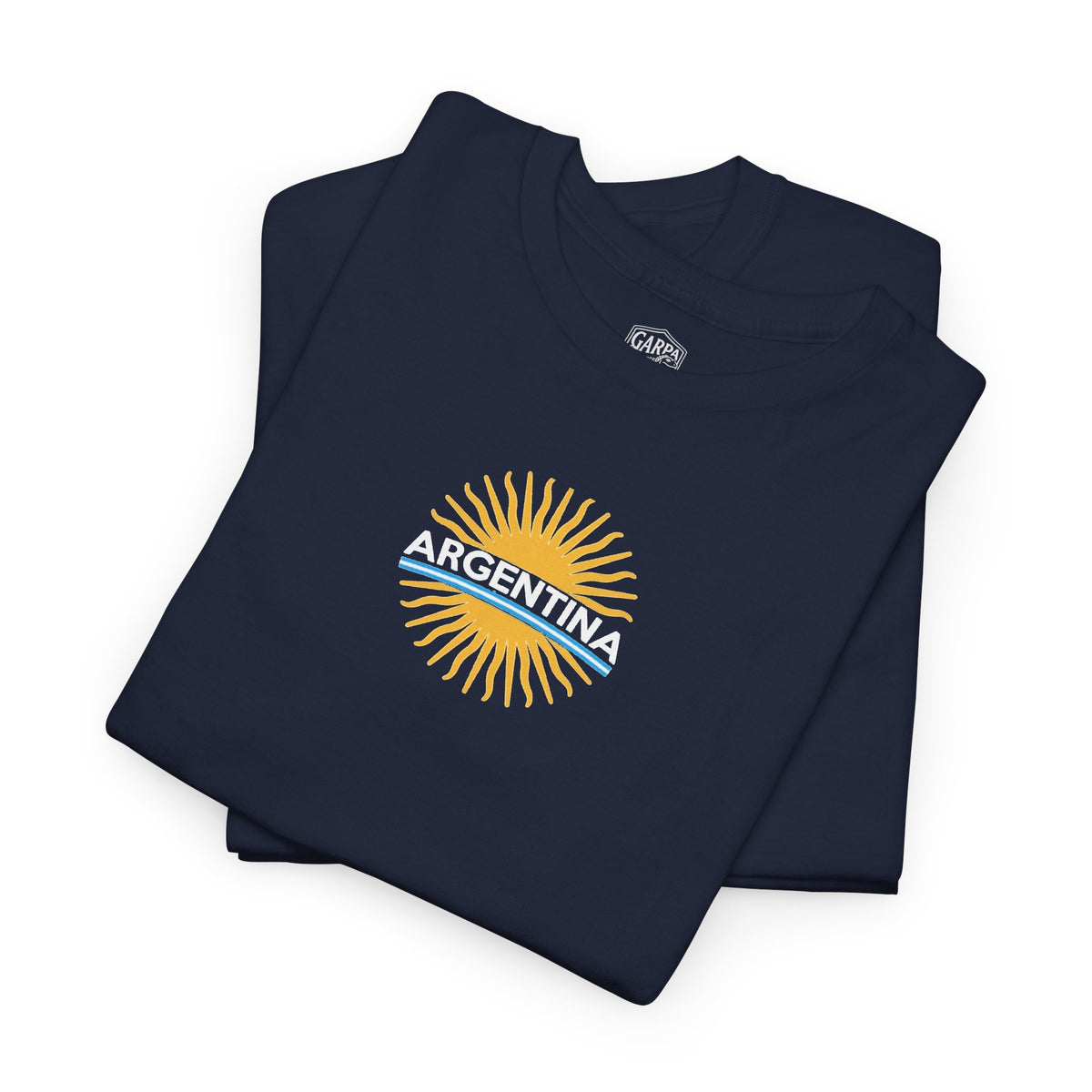 Argentina Soccer Tee — Lionel Messi 10 Jersey Back Illustration