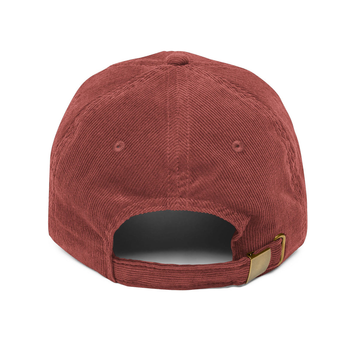 Vintage Corduroy Cap — Embroidered "BAD IDEA" Dad Hat