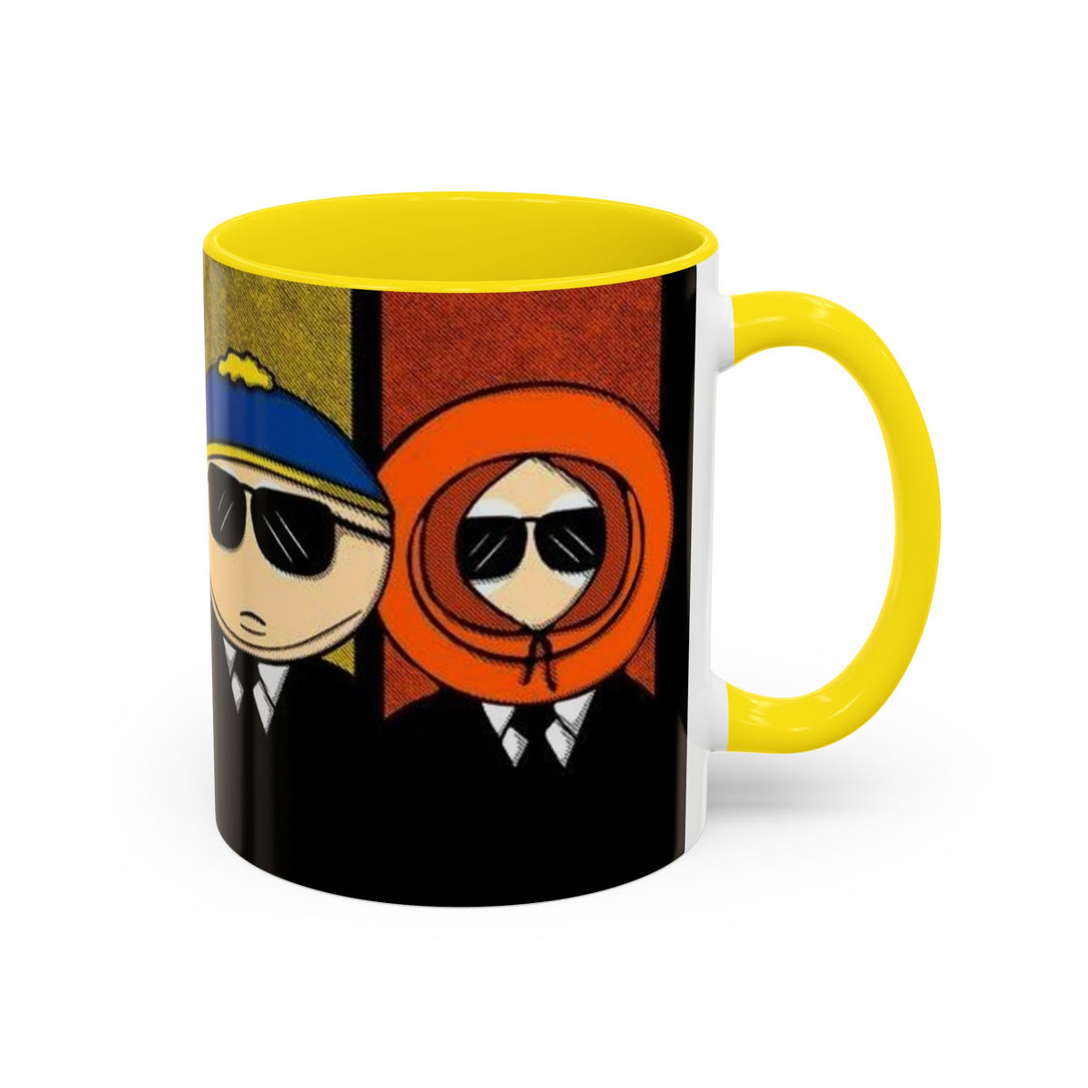 South Park Agents Coffee Mug — Cartman, Kyle & Kenny Sunglasses Accent Mug (11/15oz)