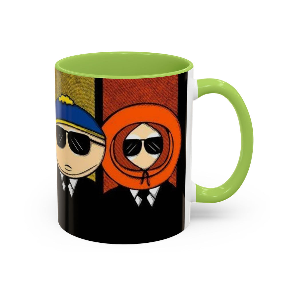 South Park Agents Coffee Mug — Cartman, Kyle & Kenny Sunglasses Accent Mug (11/15oz)