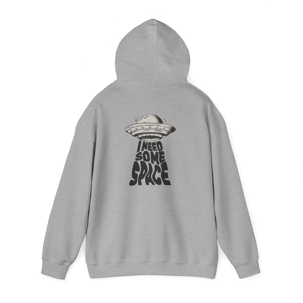 I Need Some Space Hoodie — UFO Graphic Hooded Sweatshirt