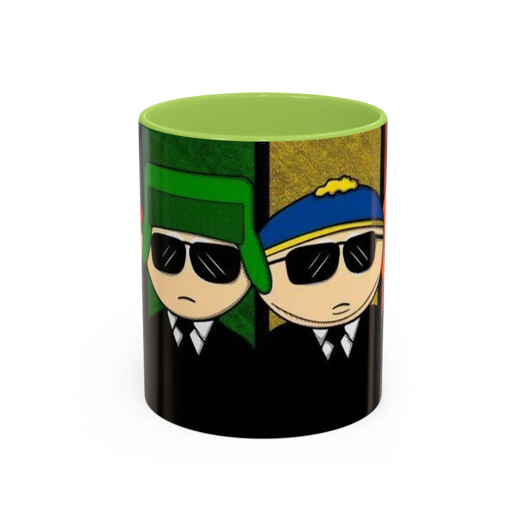 South Park Agents Coffee Mug — Cartman, Kyle & Kenny Sunglasses Accent Mug (11/15oz)