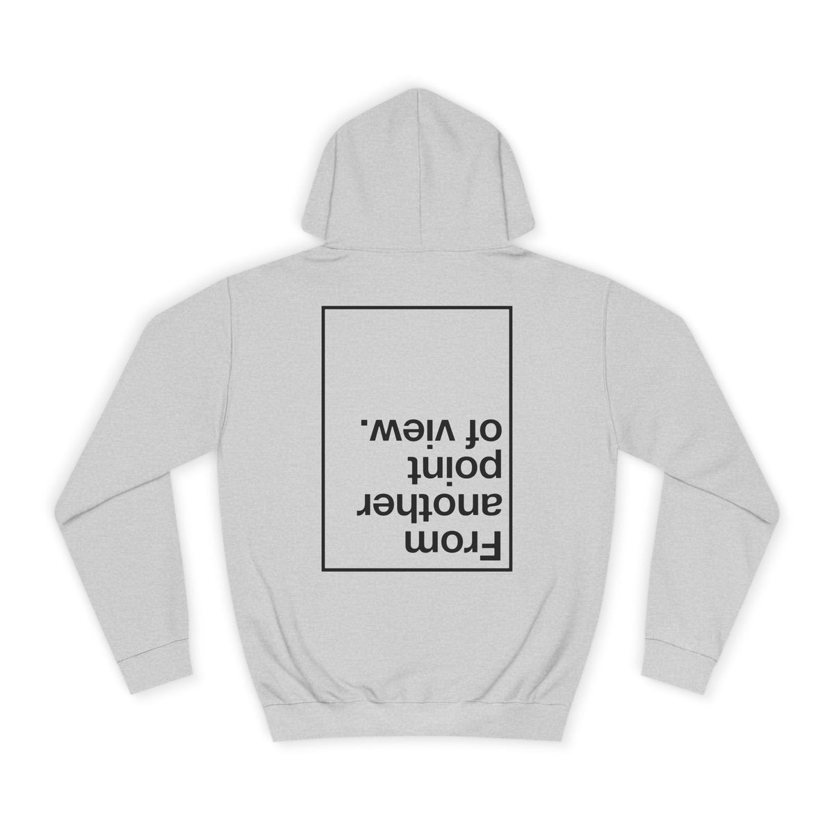 Retro Pixel Dinosaur Hoodie — 'From Another Point of View' Graphic Sweatshirt