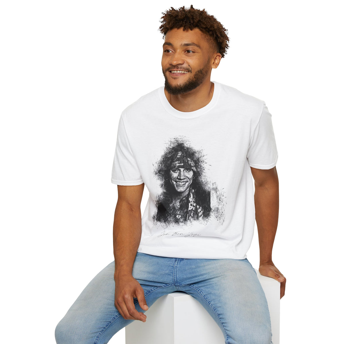 Portrait Graphic T-Shirt — "It's My Life" Back Print