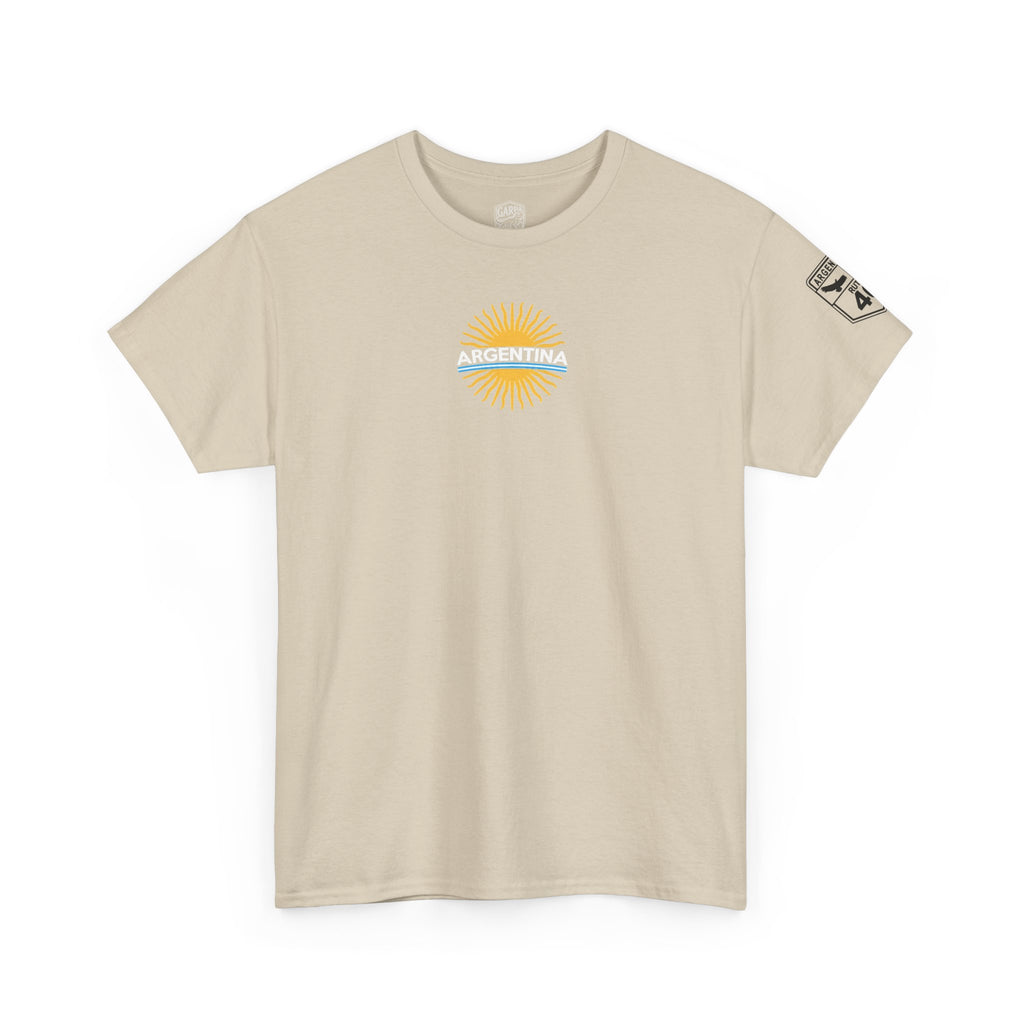 Argentina Soccer Tee — Lionel Messi 10 Jersey Back Illustration
