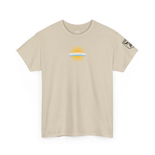 Argentina Soccer Tee — Lionel Messi 10 Jersey Back Illustration