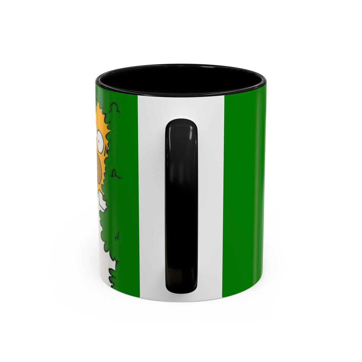 Coffee Mug — Homer Simpson Peeking Design (Accent 11/15oz)