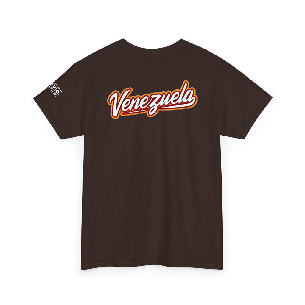 Venezuela Script & VZLA Stars T-Shirt — Retro Venezuelan Pride Tee