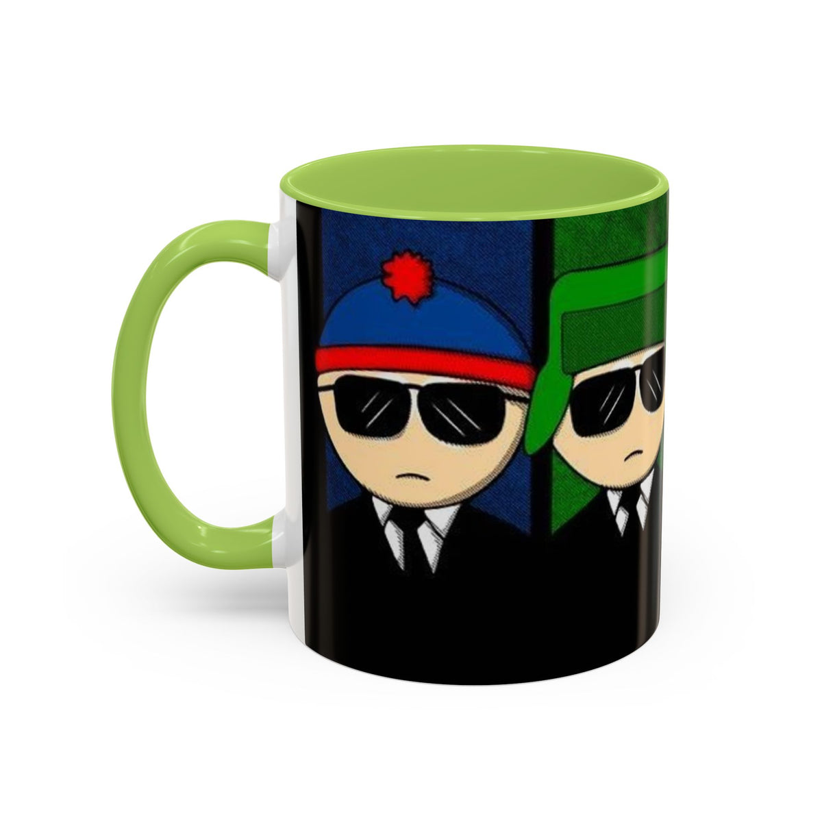 South Park Agents Coffee Mug — Cartman, Kyle & Kenny Sunglasses Accent Mug (11/15oz)