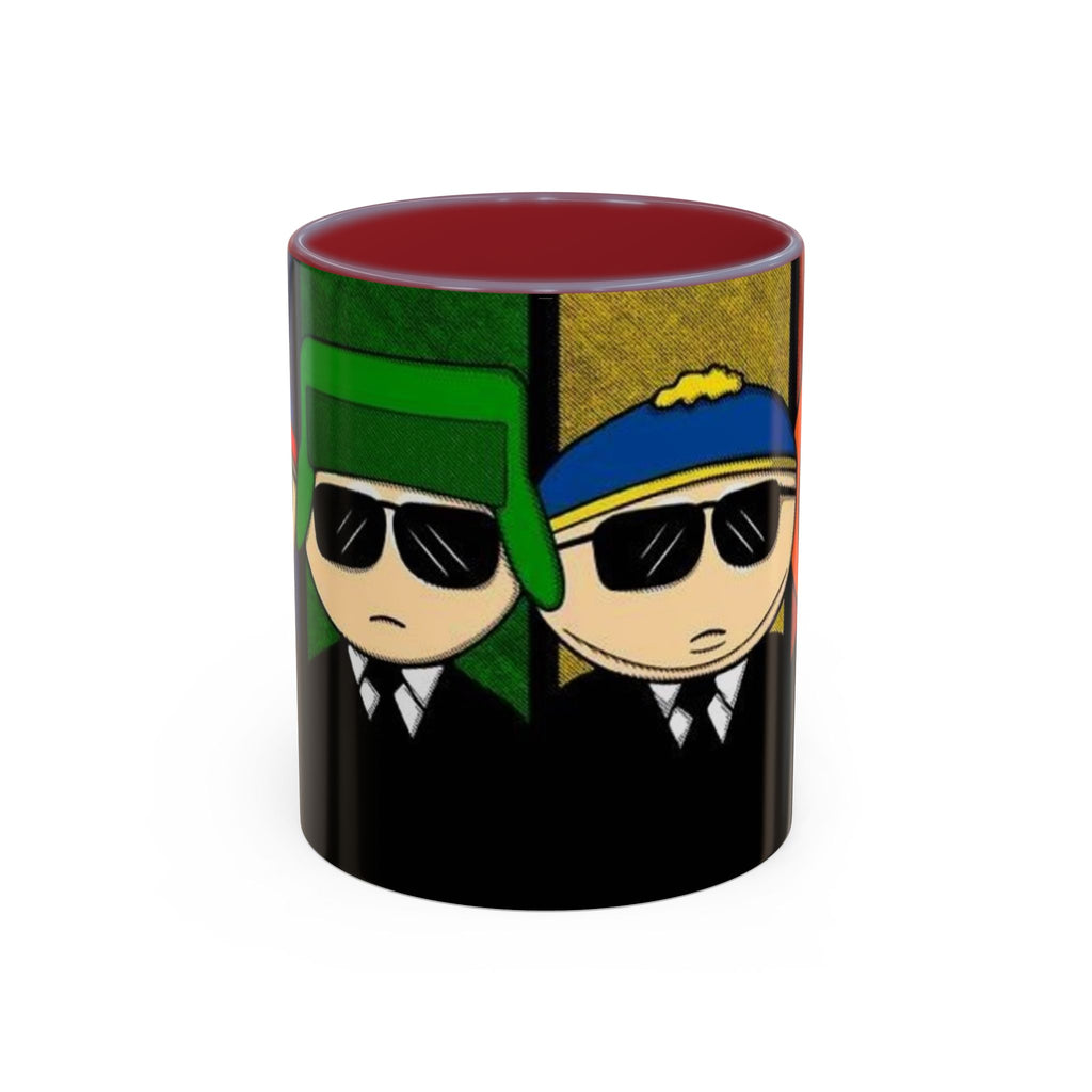 South Park Agents Coffee Mug — Cartman, Kyle & Kenny Sunglasses Accent Mug (11/15oz)