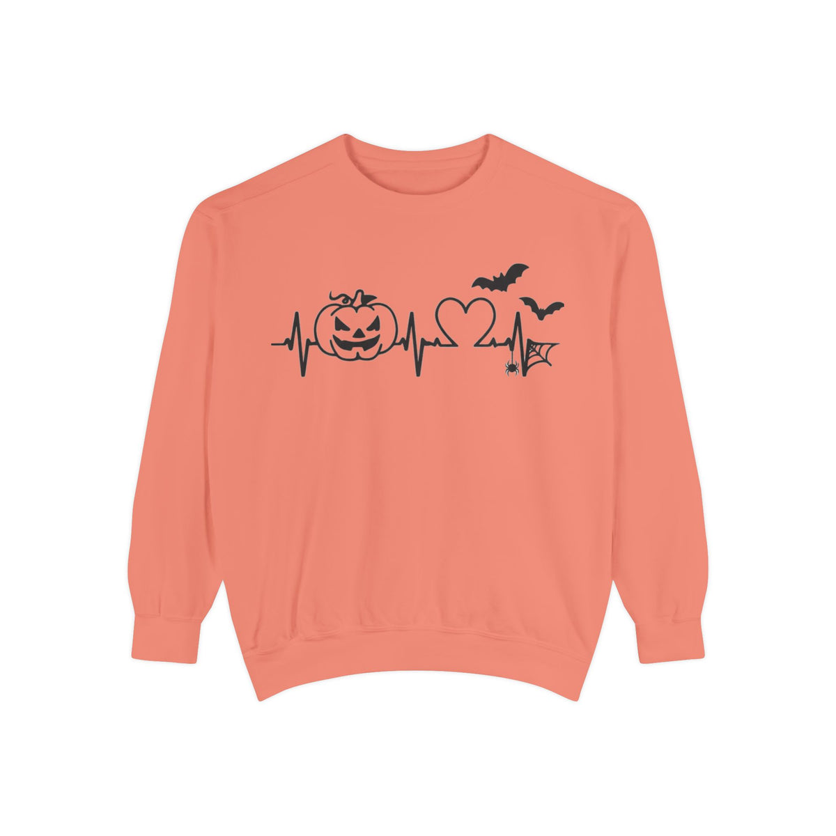 Halloween Heartbeat Sweatshirt — "I Put The Hot In Psychotic" Graphic Crewneck