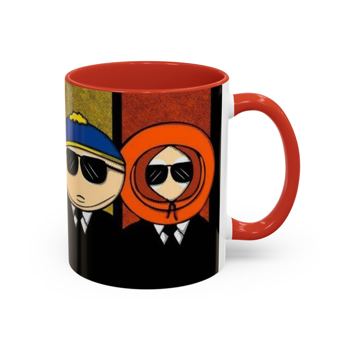 South Park Agents Coffee Mug — Cartman, Kyle & Kenny Sunglasses Accent Mug (11/15oz)