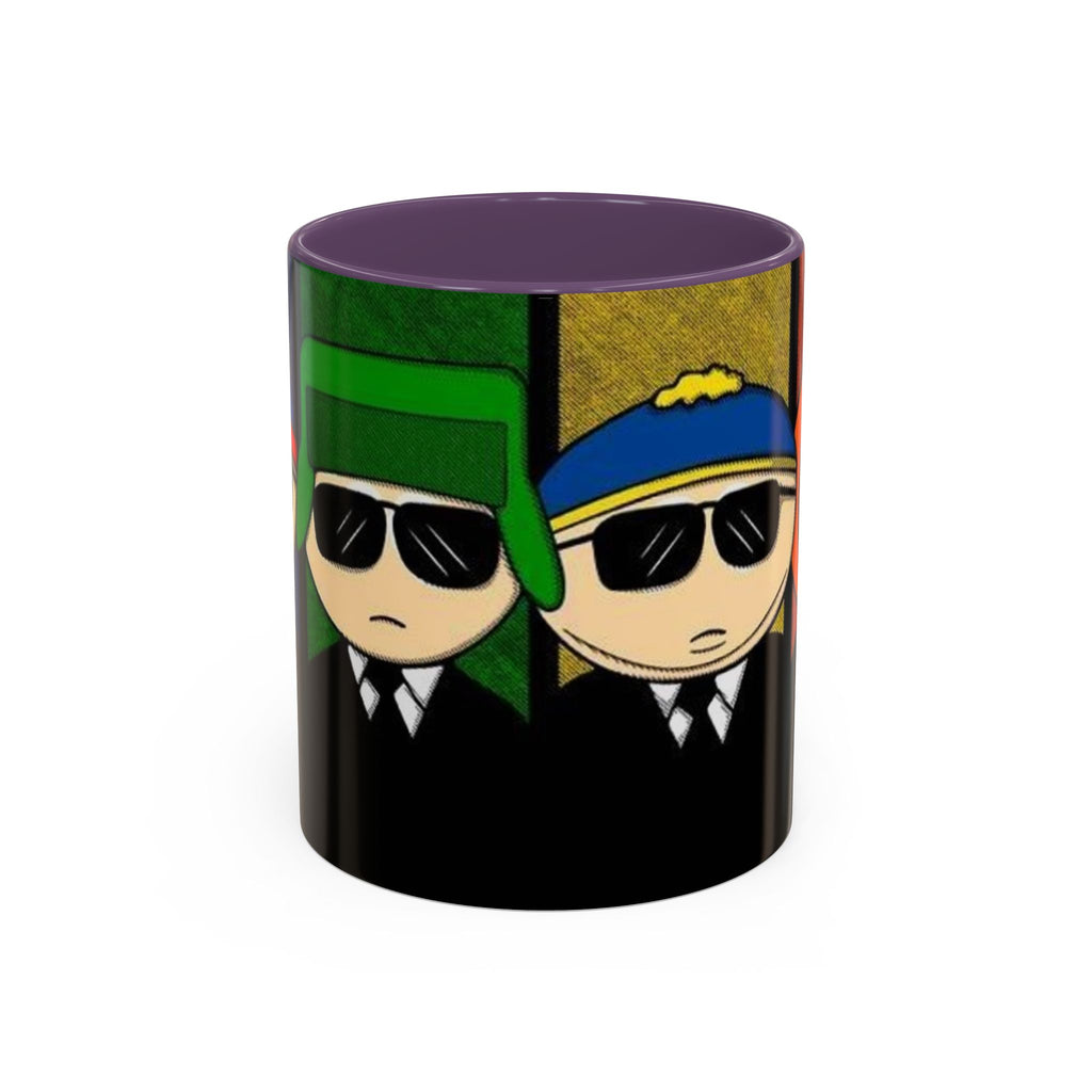 South Park Agents Coffee Mug — Cartman, Kyle & Kenny Sunglasses Accent Mug (11/15oz)