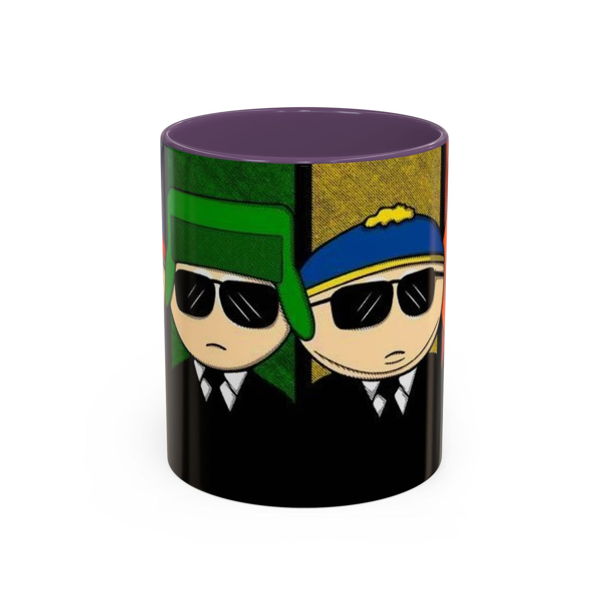 South Park Agents Coffee Mug — Cartman, Kyle & Kenny Sunglasses Accent Mug (11/15oz)
