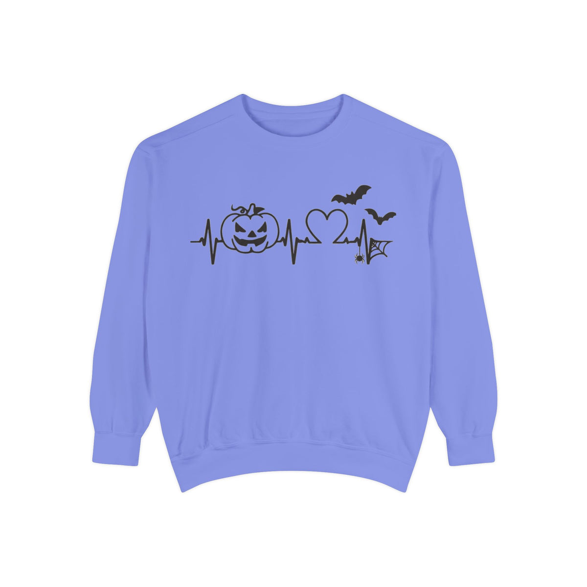 Halloween Heartbeat Sweatshirt — "I Put The Hot In Psychotic" Graphic Crewneck