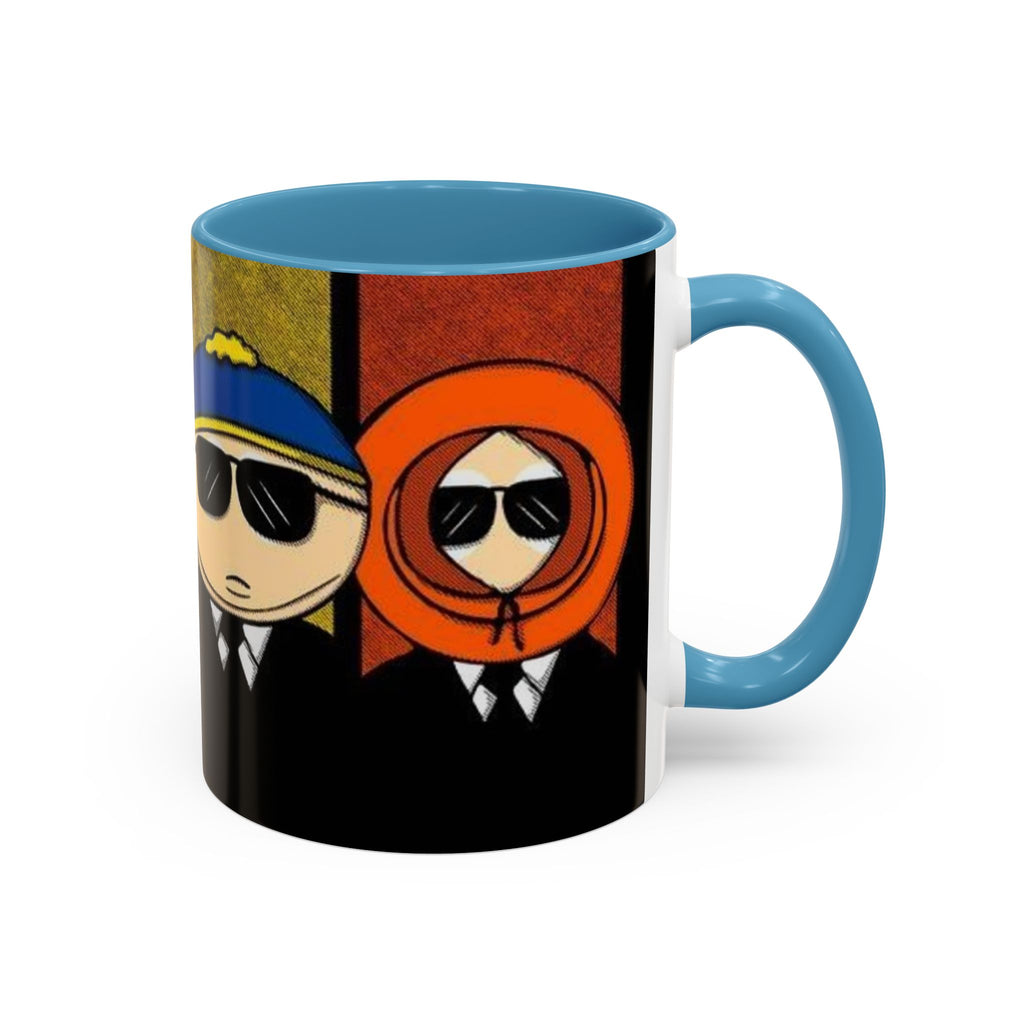 South Park Agents Coffee Mug — Cartman, Kyle & Kenny Sunglasses Accent Mug (11/15oz)