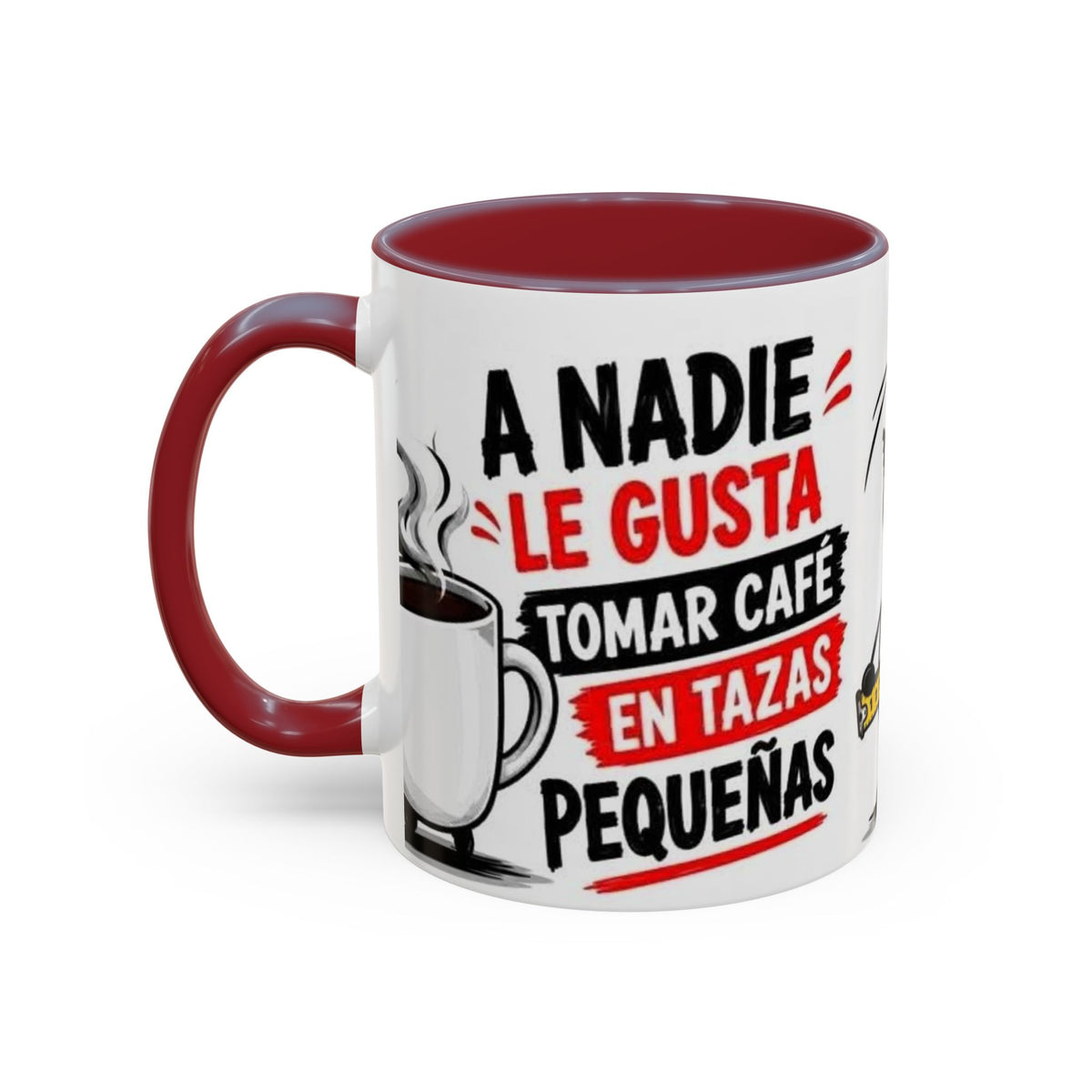Spanish Funny Coffee Mug — “Por Supuesto Que EL Tamaño Sí Importa” Accent Mug