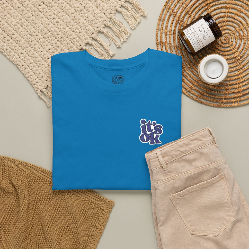 Minimalist Embroidered Monogram T-Shirt