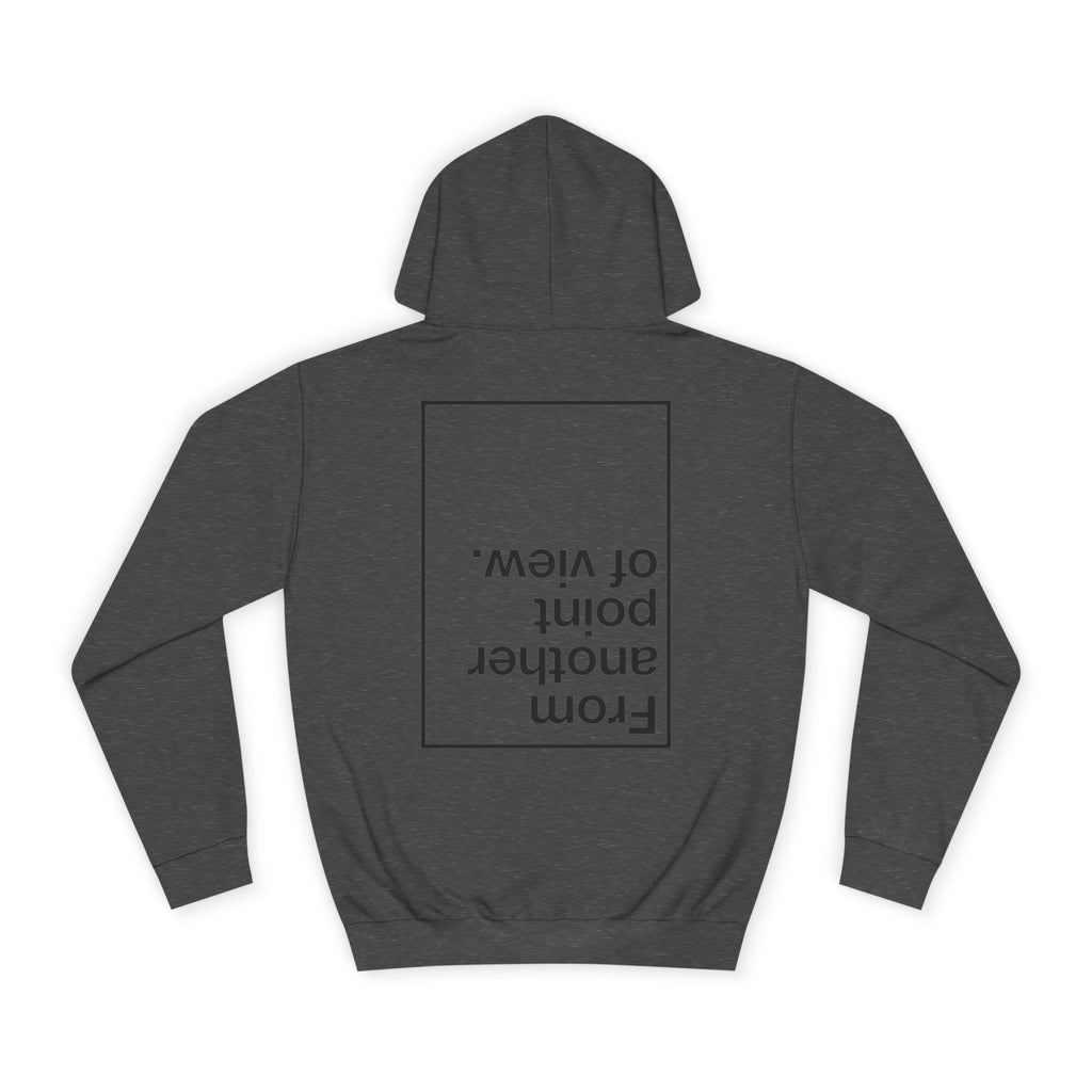 Retro Pixel Dinosaur Hoodie — 'From Another Point of View' Graphic Sweatshirt