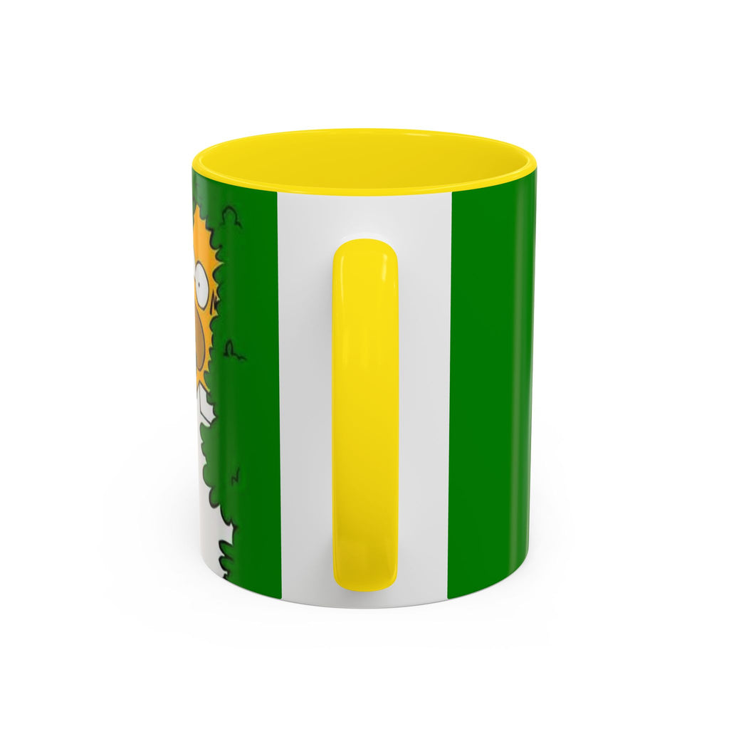 Coffee Mug — Homer Simpson Peeking Design (Accent 11/15oz)