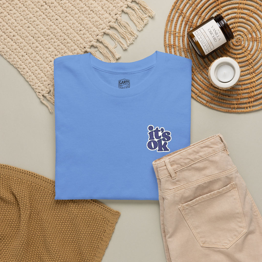 Minimalist Embroidered Monogram T-Shirt