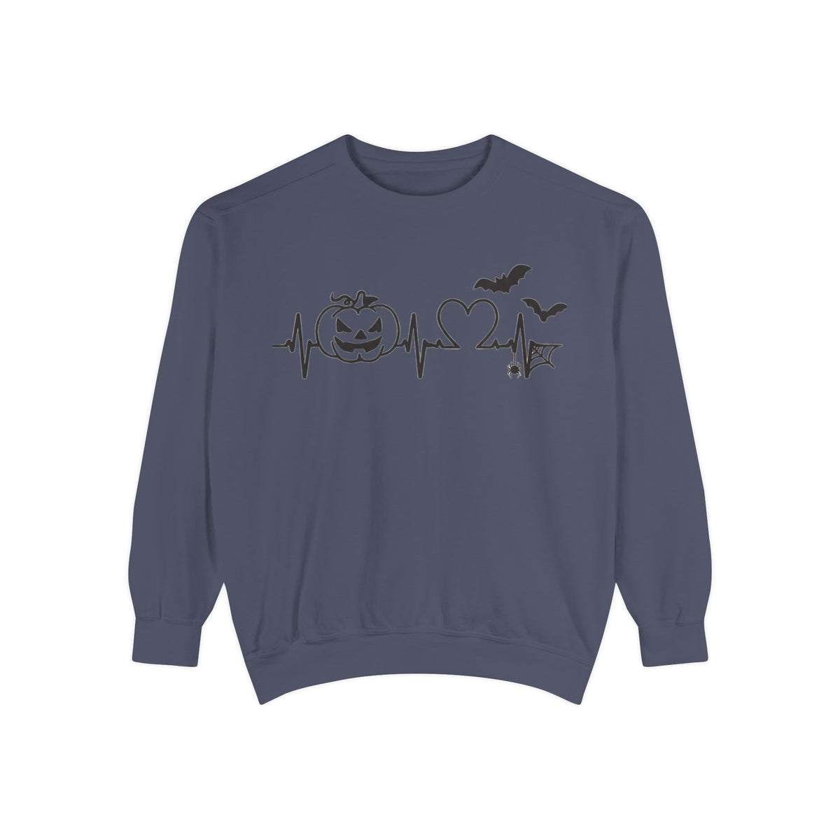 Halloween Heartbeat Sweatshirt — "I Put The Hot In Psychotic" Graphic Crewneck