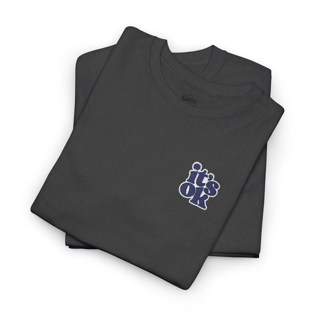 Minimalist Embroidered Monogram T-Shirt