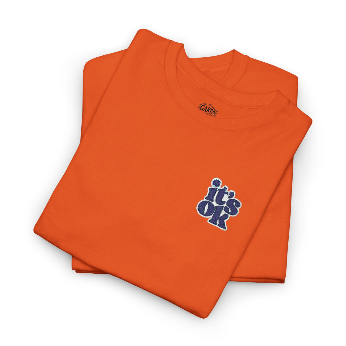 Minimalist Embroidered Monogram T-Shirt