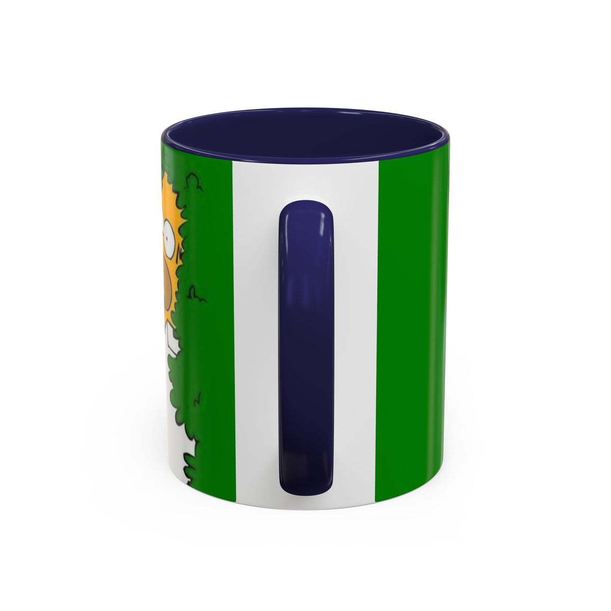 Coffee Mug — Homer Simpson Peeking Design (Accent 11/15oz)