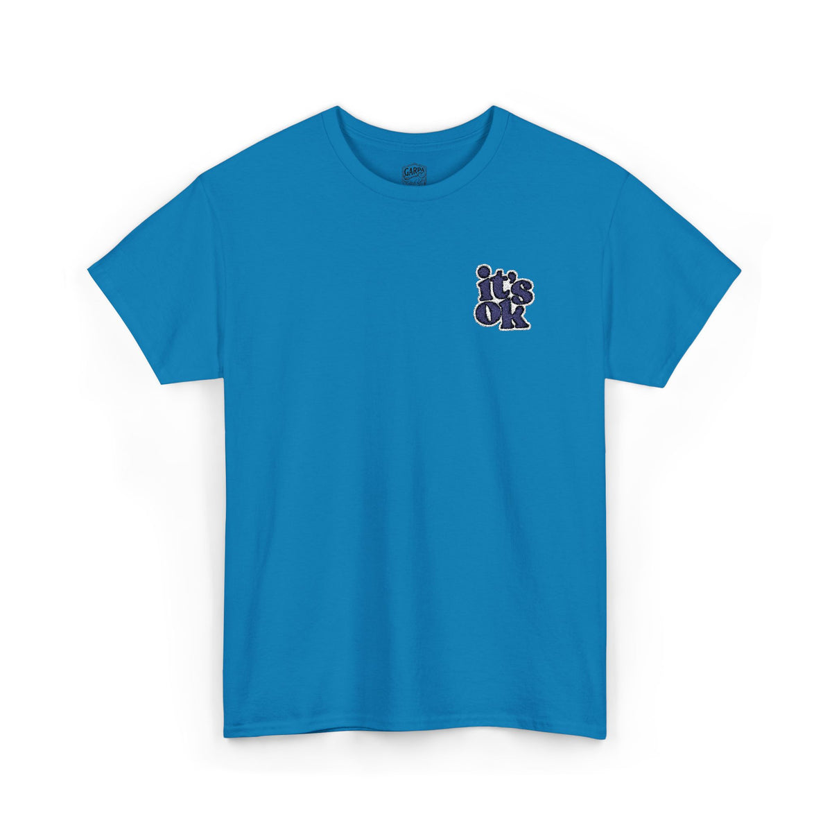Minimalist Embroidered Monogram T-Shirt