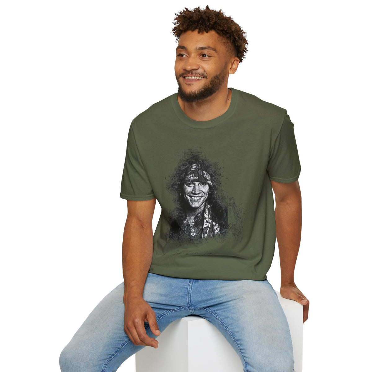 Portrait Graphic T-Shirt — "It's My Life" Back Print