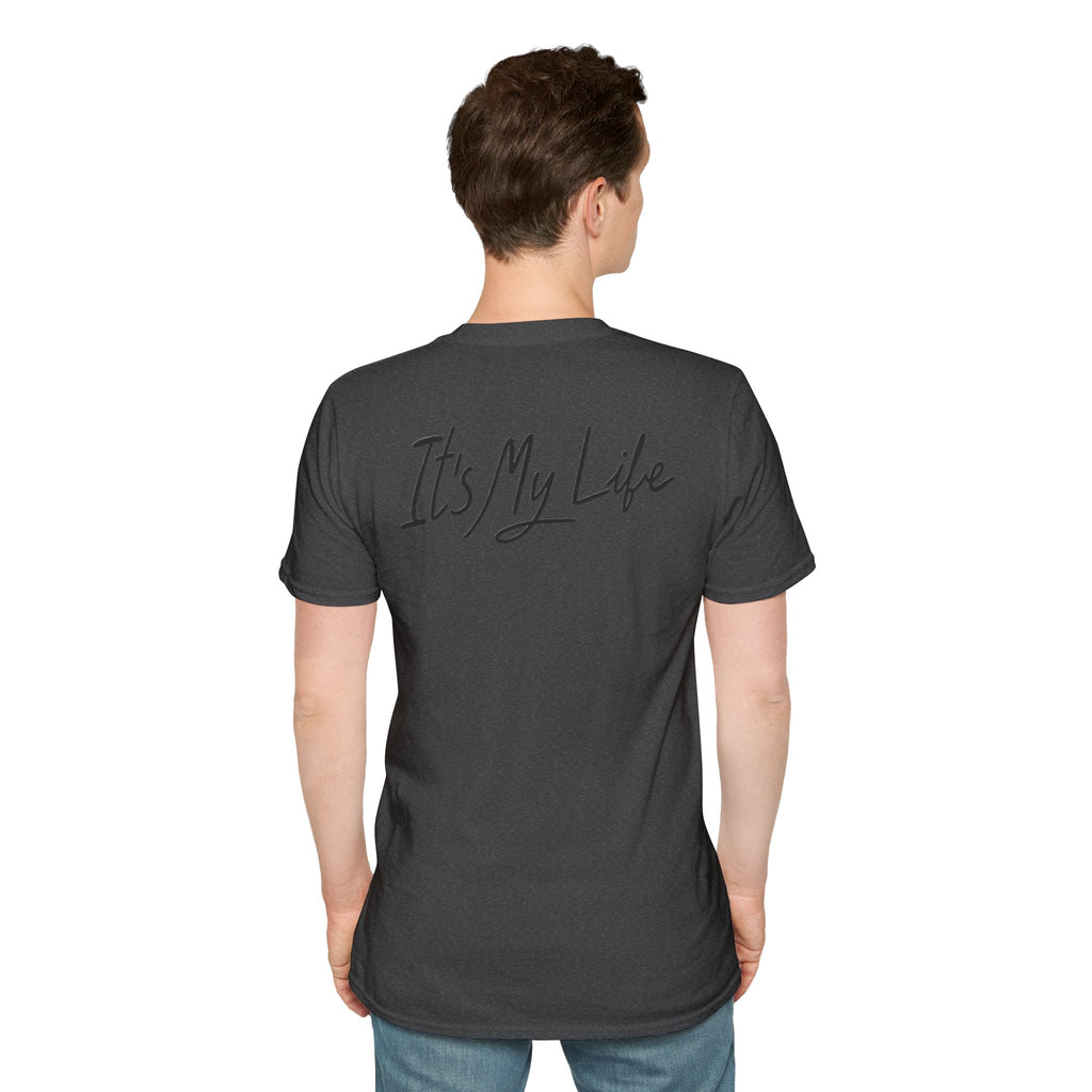 Portrait Graphic T-Shirt — "It's My Life" Back Print