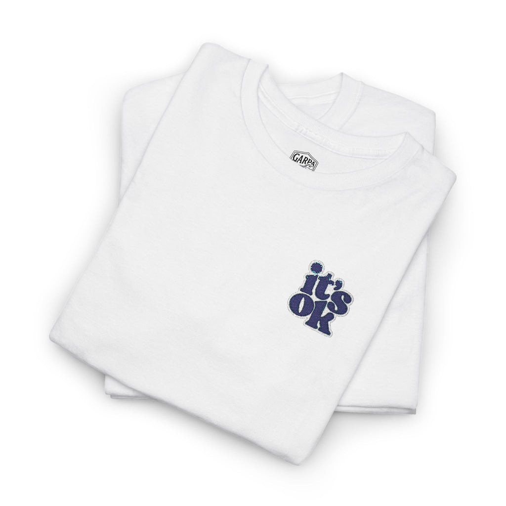 Minimalist Embroidered Monogram T-Shirt