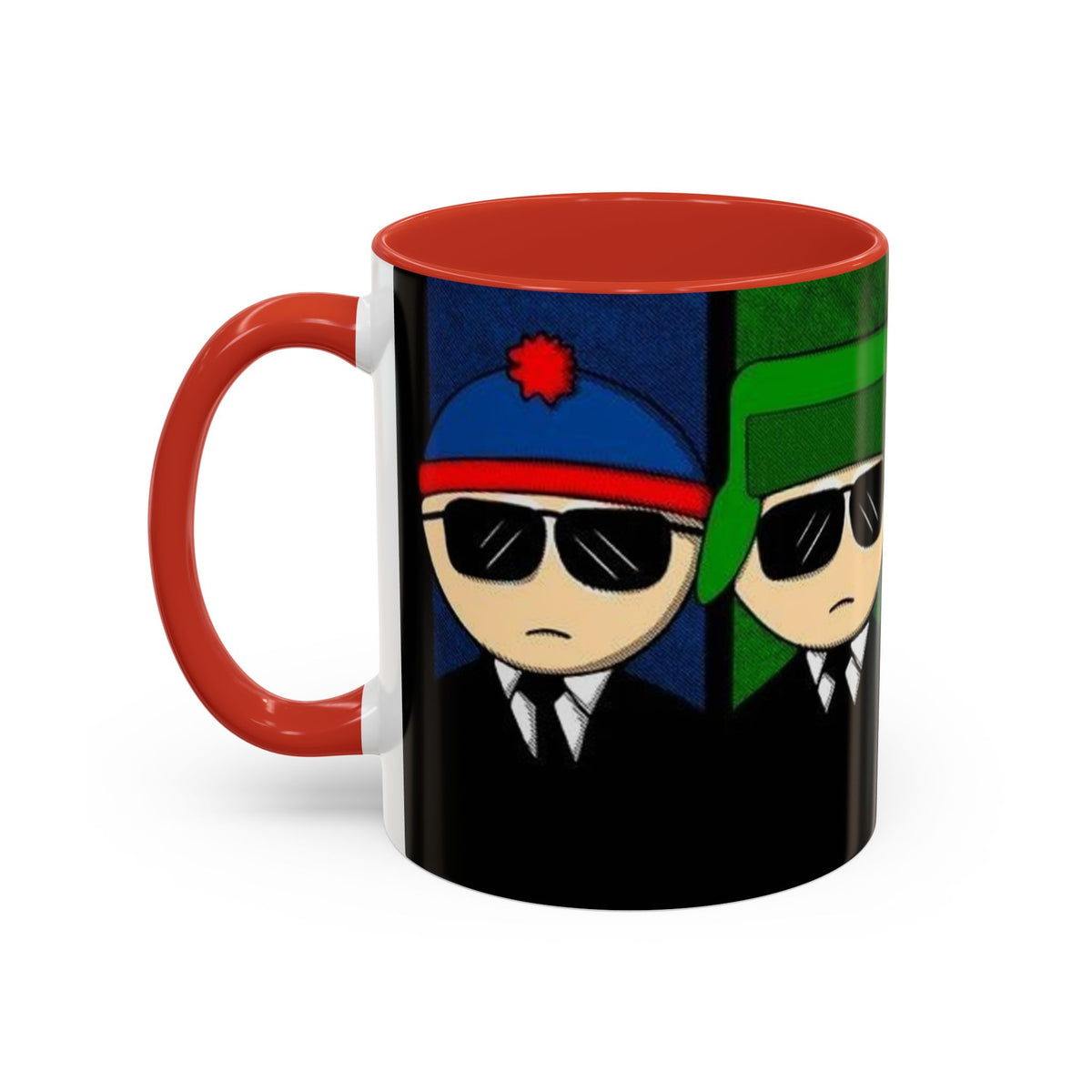 South Park Agents Coffee Mug — Cartman, Kyle & Kenny Sunglasses Accent Mug (11/15oz)