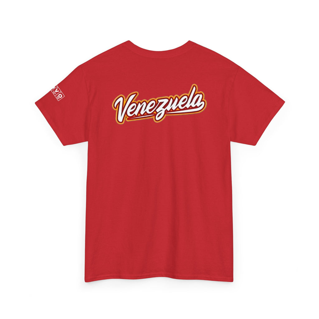 Venezuela Script & VZLA Stars T-Shirt — Retro Venezuelan Pride Tee