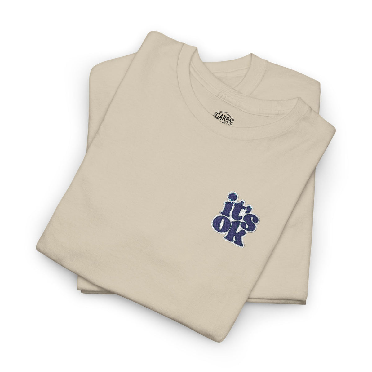 Minimalist Embroidered Monogram T-Shirt