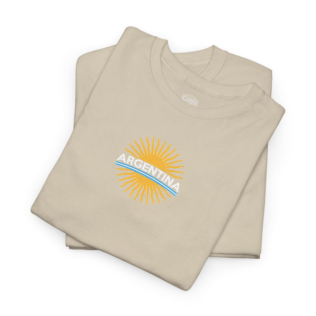 Argentina Soccer Tee — Lionel Messi 10 Jersey Back Illustration