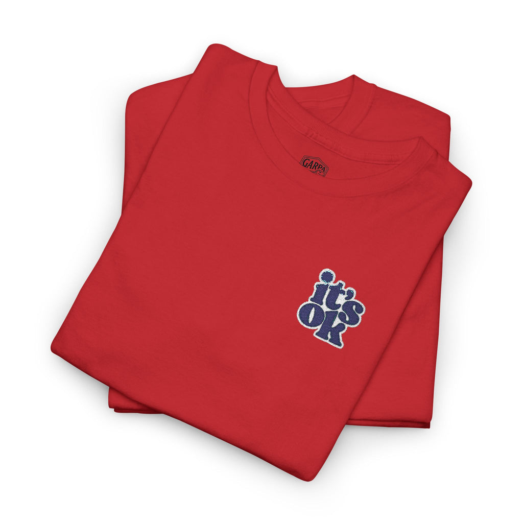 Minimalist Embroidered Monogram T-Shirt